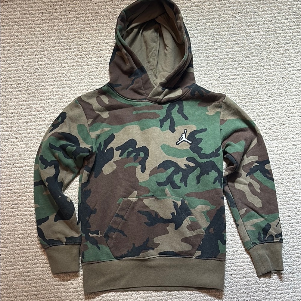 Jordan Camo Green and Brown Sweatshirt